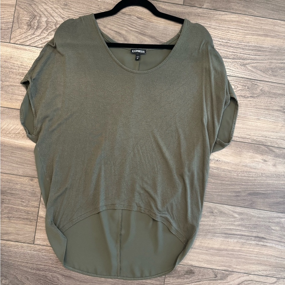 Olive Green Top blouse